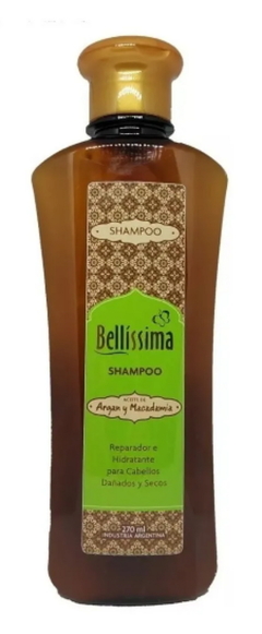 Argán y Macadamia Shampoo x 270 ml - Bellíssima