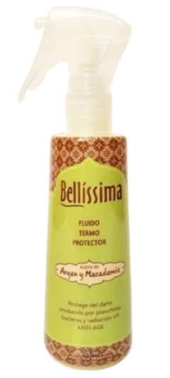 Argán y Macadamia Fluído Termoprotector x 125 ml - Bellíssima