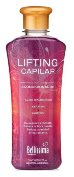 Lifting Capilar (con Acido Hialurónico) Acondicionador x 270 ml - Bellíssima