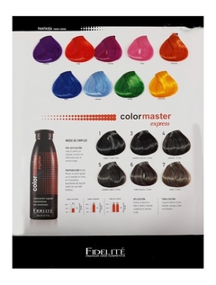 Combo 48 Tinturas Colormaster x 60 g + 4 Reveladores 20 vol x 990 ml - Fidelité - DISTRIBUIDORA COQUETISIMA´S