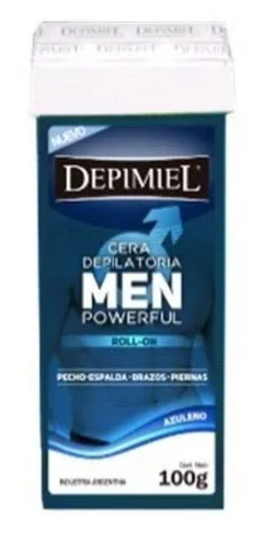 Combo 6 Ceras Roll - On Hombre x 100 g + 1 Bandas de Papel para Retirar Cera x 100 unid - Depimiel - comprar online