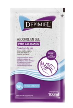 Alcohol en Gel para Manos x 100 ml - Depimiel - comprar online