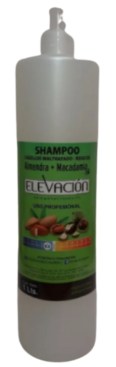 Shampoo Almendras + Macadamia con Bomba x 1000 ml - Elevación