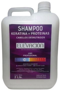 Shampoo Keratina + Proteína x 2000 ml - Elevación