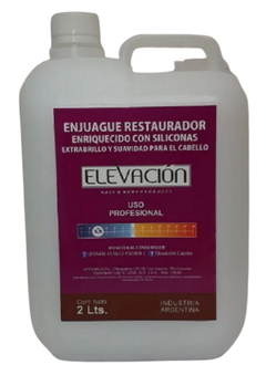 Crema de Enjuague con Siliconas - Extra Brillo y Suavidad x 2000 ml - Elevación