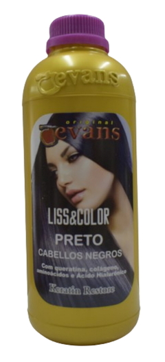 Alisado Liss & Color Preto x 1000 cc - Evans