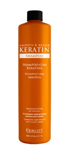 Combo 1 Shampoo con Keratina x 900 ml + 1 Conditioner con Keratina x 900 ml - Fidelité - comprar online