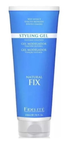 Gel Modelador Efecto Húmedo - Fijación Natural x 230 ml - Fidelité