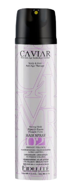 Hair Spray Long Lasting F02 con Caviar y Keratina x 430 ml - Fidelité - comprar online