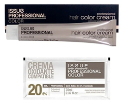 Kit 24 Tinturas Professional Color x 70 g + 12 Cremas Oxigenadas 20 Vol Sachet x 47 - Issue Professional