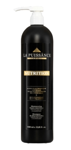 Combo 1 Shampoo de Alta Nutrición con Argán y Acido Hialurónico x 1000 ml + 1 Tratamiento de Alta Nutrición con Argán y Acido Hialurónico x 1000 ml + 1 Máscara Alta Nutrición con Argán y Acido Hialurónico x 500 ml - La Puissance - comprar online