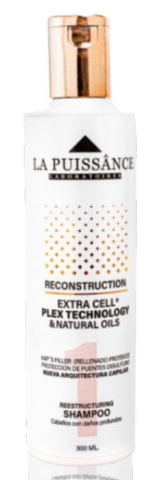 Shampoo Reconstrucción Extra Cell Plex Natural Oils x 300 ml - La Puissance