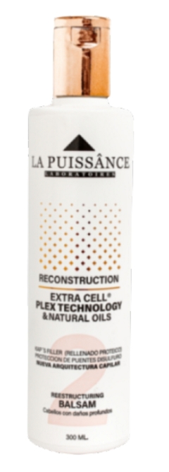 Bálsamo Reconstruction Extra Cell Plex Natural Oils x 300 ml - La Puissance