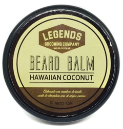 Beard Balm Hawaiian Coconut - Bálsamo para Barba x 45 g - Legends