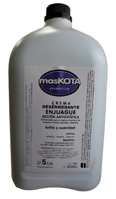 Crema Enjuague Desenredante - Acción Antiestática x 5000 ml - Maskota