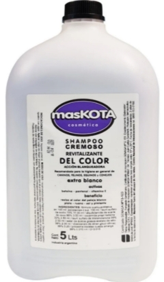 Shampoo Cremoso Revitalizante del Color - Extra Blanco x 5000 ml - Maskota