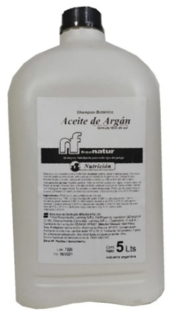 Shampoo con Aceite de Argán - Free Natur - Nutrición x 5000 ml - Maskota