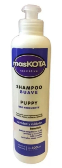 Shampoo Suave - Puppy - Uso Frecuente x 300 ml - Maskota