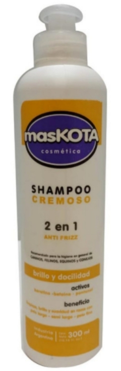 Shampoo 2 en 1 - Anfifrizz - Brillo y Suavidad x 300 ml - Maskota