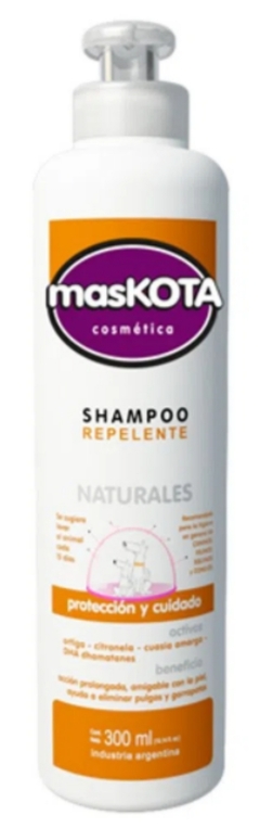 Shampoo Repelente Natural - Protección y Cuidado x 300 ml - Maskota