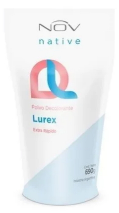 Combo 1 Polvo Decolorante Lurex Extra Rápido Azul - Doy Pack x 690 g + 1 Emulsión Oxidante Estabilizada 40 Vol x 1900 ml - Nov - comprar online