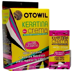 Keratina en Crema - Tratamiento Reparador en Sobre x 25 g - Otowil