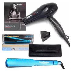 Combo 1 Secador Academy 6172 2000 W + 1 Plancha Húmedo / Seco 1 1/2" 2073 - Babyliss