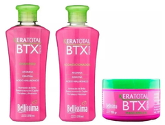 Combo 1 Keratotal Btx Repair Shampoo x 270 ml + 1 Keratotal Btx Repair Acondicionador x 270 ml + 1 Keratotal Btx Repair Mascarilla con Enjuague x 250 g - Bellíssima