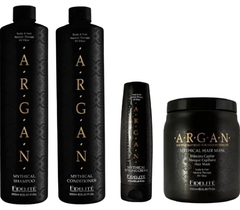 Combo 1 Shampoo Argán x 900 ml + 1 Conditioner Argán x 900 ml + 1 Crema de Peinado Argán x 250 g + 1 Máscara Argán x 1000 g - Fidelité