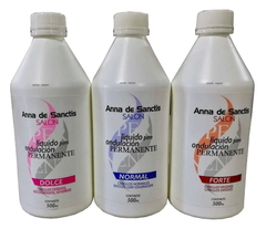 Combo 1 Ads Permanente Dolce x 500 ml + 1 Ads Permanente Normal x 500 ml + 1 Ads Permanente Forte x 500 ml - Anna De Sanctis Profesional