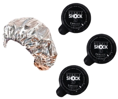 Combo 1 Gorro Térmico Súper Metalizado Cód. G42 Jessamy + 3 Bubble Shock x 20 ml Fidelité