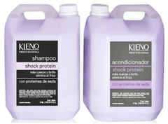 Combo 1 Shampoo Shock Protein x 5000 cc + 1 Acondicionador Shock Protein x 5000 cc - Kleno