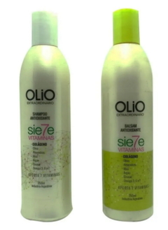 Combo 1 Shampoo Olio Extraordinario 7 Vitaminas x 350 cc + 1 Balsam Olio Extraordinario 7 Vitaminas x 350 cc - Anna de Sanctis Público