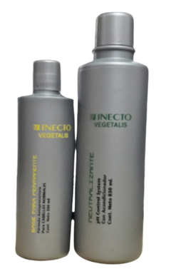 Combo 1 Permanente Cabellos Normales x 500 ml + 1 Neutralizante para Permanentes x 850 ml - Inecto