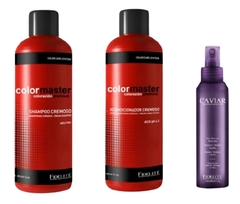 Combo 1 Shampoo Cremoso Neutro pH 6.5 x 1000 ml + 1 Acondicionador Cremoso Acido pH 4.5 x 1000 ml + 1 Protector Térmico Capilar x 120 ml - Fidelité