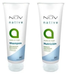 Combo 1 Shampoo Aceite de Argán x 240 ml + 1 Nutrición Aceite de Argán x 220 g - Nov