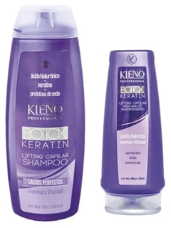 Combo 1 Shampoo Bottox - Keratin x 350 cc + 1 Máscara de Mantenimiento Bottox - Keratin x 200 g - Kleno