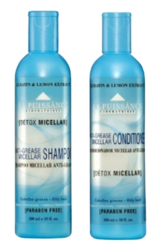 Combo 1 Shampoo Micellar x 300 ml + 1 Acondicionador Micellar x 300 ml - La Puissance