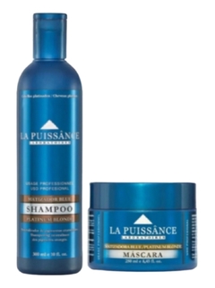 Combo 1 Shampoo Blue x 300 ml + 1 Máscara Blue x 250 ml - La Puissance