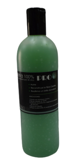 Keratina 100 % - Verde - Hidronutritiva x 500 ml - Saloon In