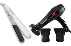 Combo 1 Plancha 9559 Brazilian Keratin 1 1/2" Babyliss x 1 unid - Babyliss + 1 Secador New Probasic 2600 x 1 unid - Teknikpro