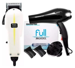 Combo 1 Wahl Super Taper Eléctrica 8466 x 1 unid - Wahl + 1 Secador Full 5000 Tecno x 1 unid - Teknikpro