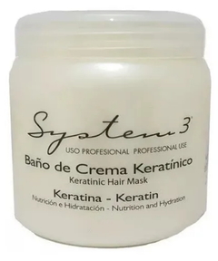 Baño de Crema Keratínico x 250 g - System 3