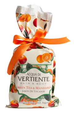 Jabón de Tocador Green Tea & Mandarin con Bolsa x 180 g - Vertiente