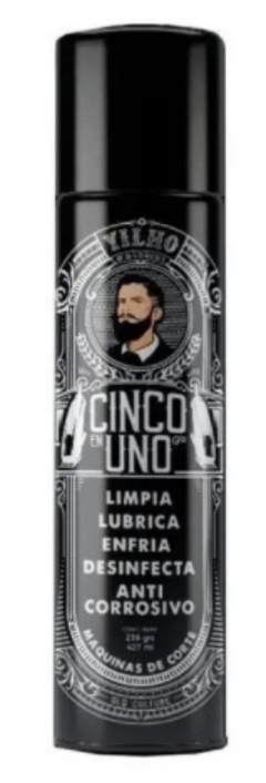 Limpia Máquinas 5 en 1 - Edición Barbería x 427 ml - Yilho