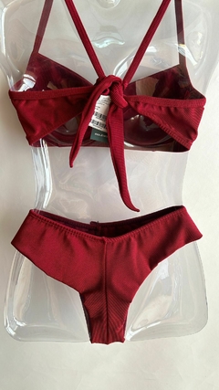 CONJ. CHERRY RED TOP ARO CALCINHA SISI - comprar online