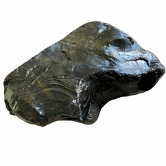 FLINTSTONE-PEDRA FLINT, SILEX MARROM NEGRO MINERAL CRISTAL BRUTO 739g - Águas de São Pedro