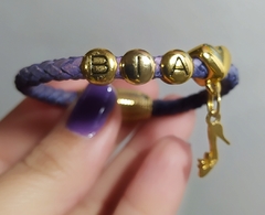 Pulseira infantil personalizada com nome Bia - comprar online