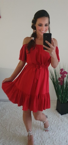 Vestido Cigana com Cinto Viscoz - comprar online