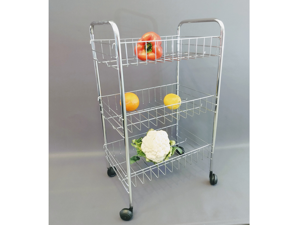 Carro organizador baño cocina con ruedas verdulero 5313 Verd – Do Smart
